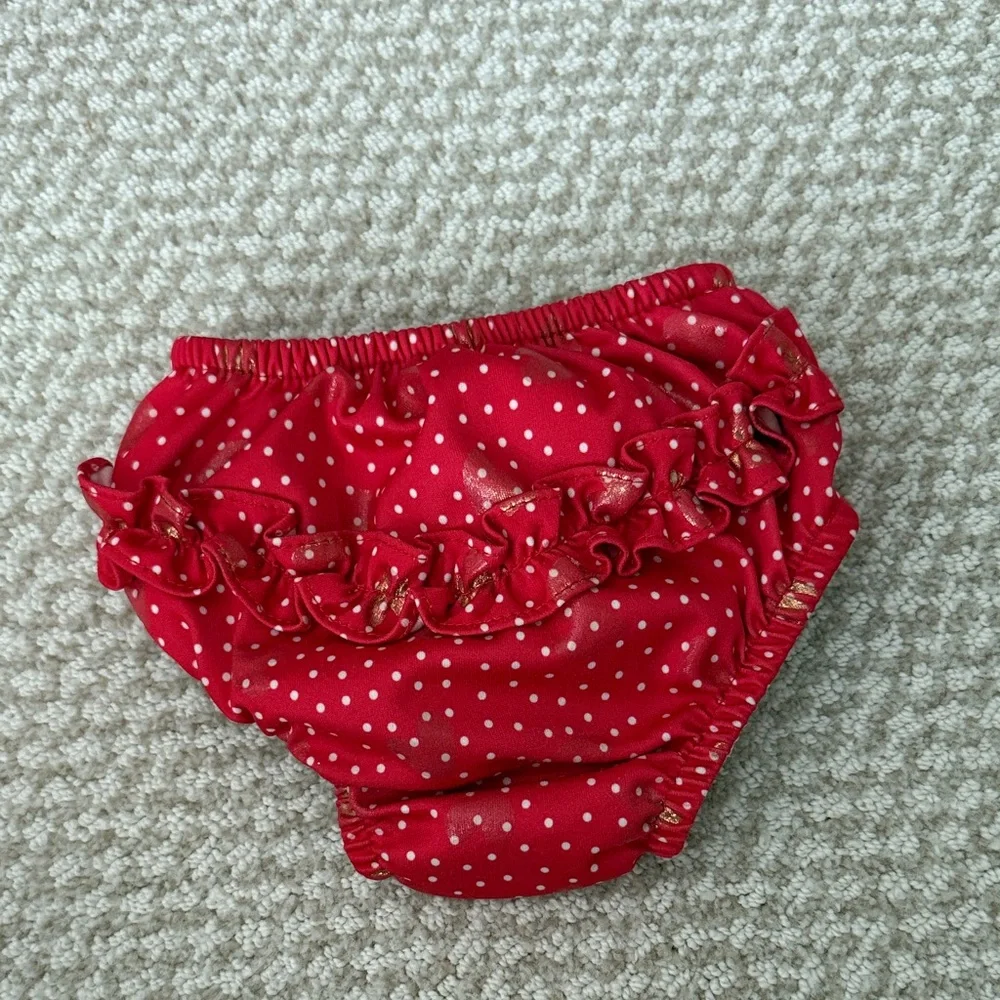 i play. Red and White Polka Dot Diaper Cover
